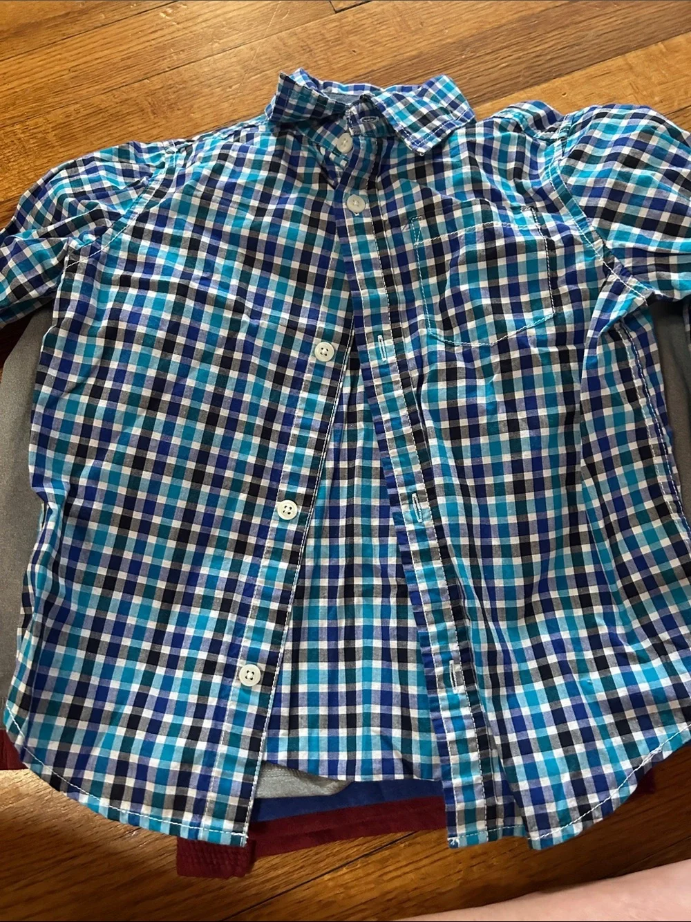 The Children's Place Boys Long-Sleeve Mix — Black, Blue, Gray, Red, Plaid
